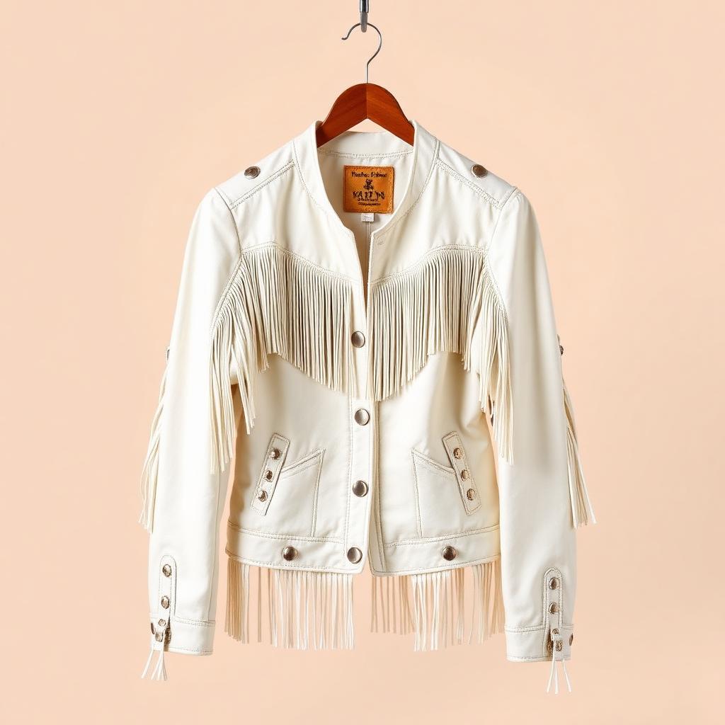 Prairie White Fringe Jacket